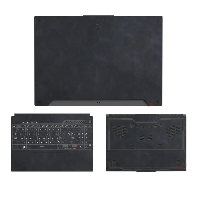 PU Leather Skin Sticker for ASUS TUF Gaming A15 A16 FA617 F15 FX507ZE FA707R FA706QM FA706IU FA506QM FA506IU FX516P FX517 FA507