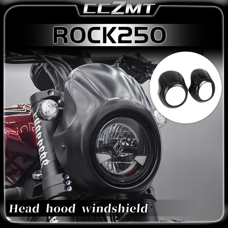 

For Benda ROCK250 rock250 Rock 250 Motorcycle Front Headlight Fairing Windscreen Windshield Shield Bracket Accessories