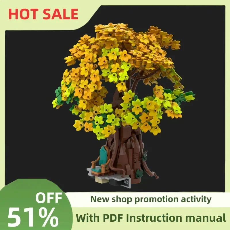 New 958Pcs Famous The Rings Movie Series Moc-216710 Lusher Trees Model Custom Puzzle Diy Creative Ideas Kid Toy Birthday Gifts