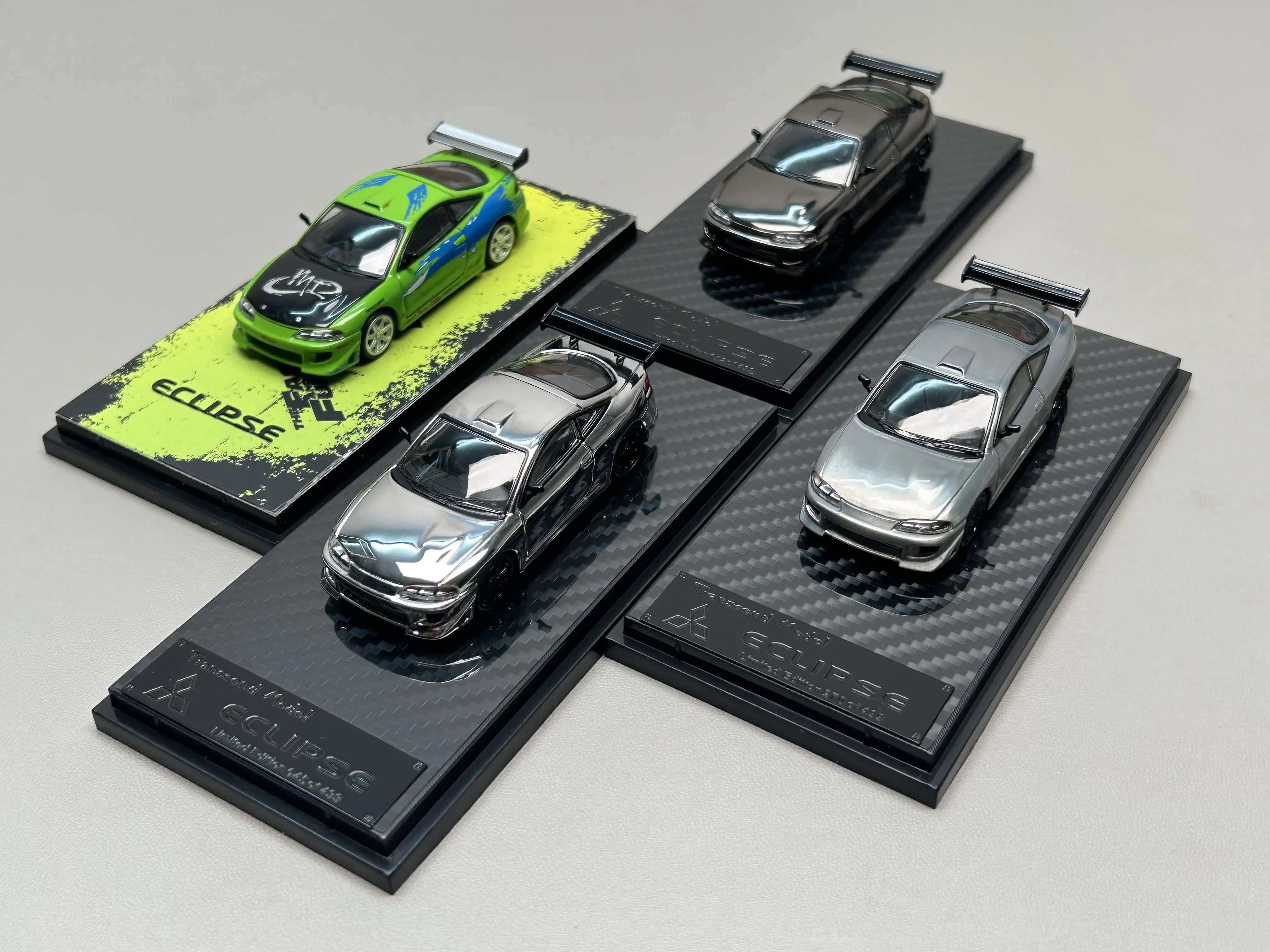 Modèle de voiture en alliage Mitsubishi à l'échelle 1:64 de la marque Diecast Transcend