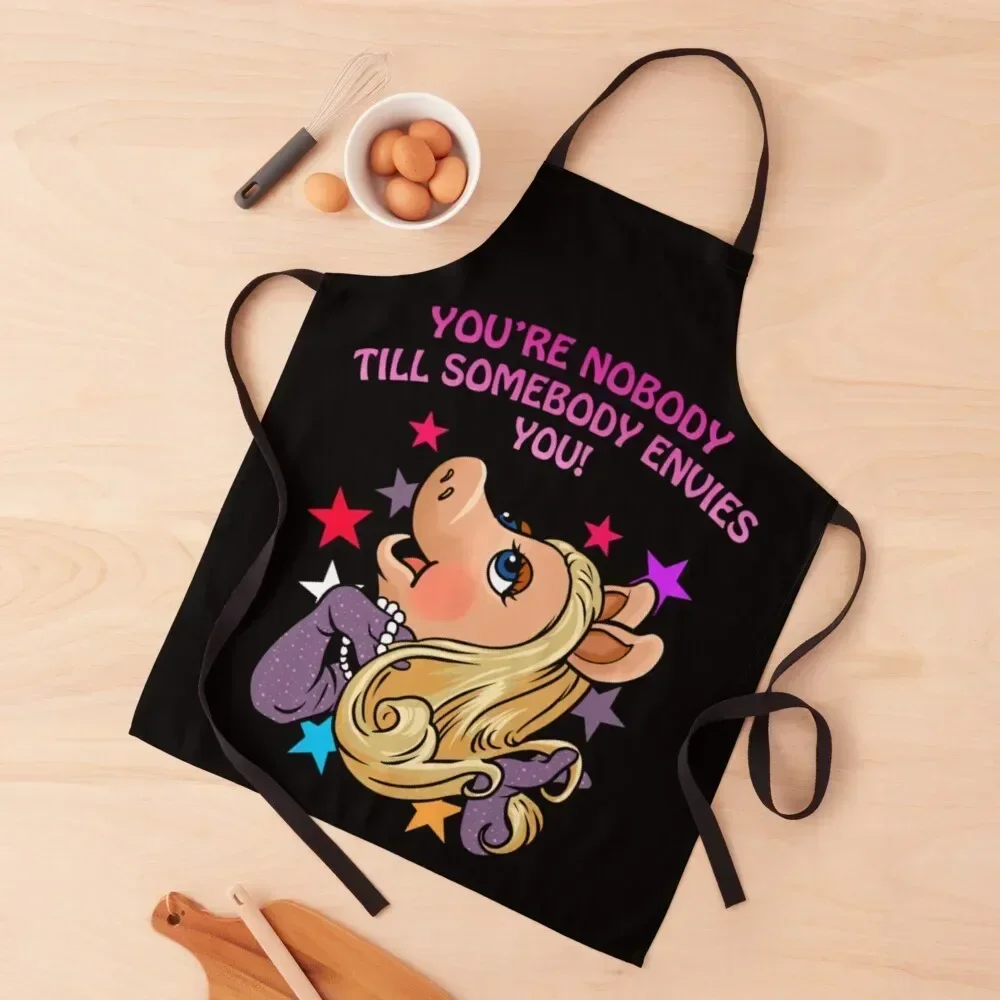 

Miss Piggy Apron Kitchen Supplies Idea Goods Korean for women with pocket Womens Dresses Apron