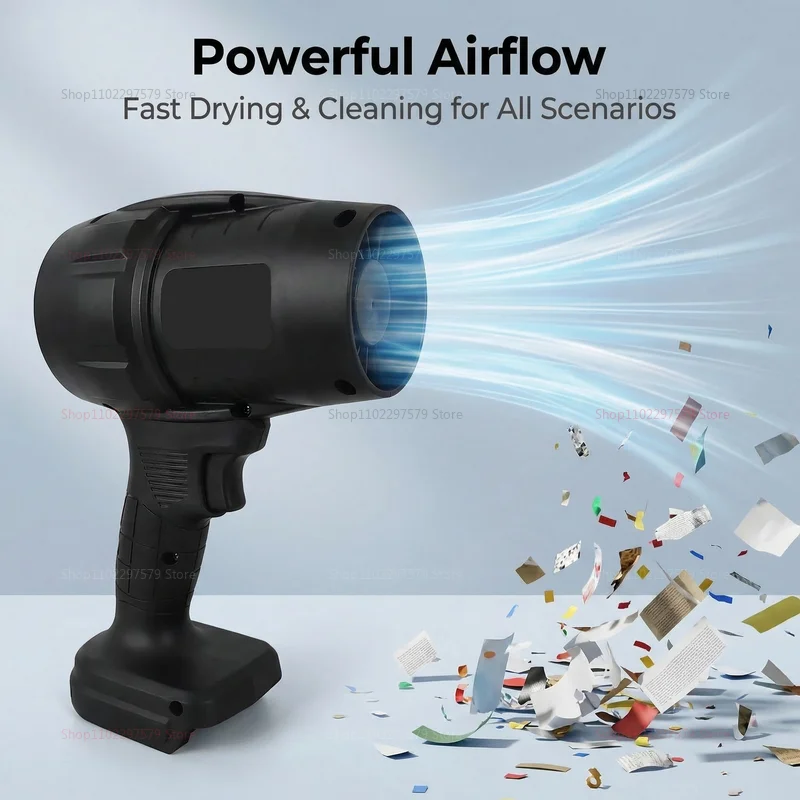 

Cordless ElectricAir Blower Turbo Fan Handheld Leaf Snow Sand Cleaner Portable Yard Garage Workshop Outdoor Power Tools For Home