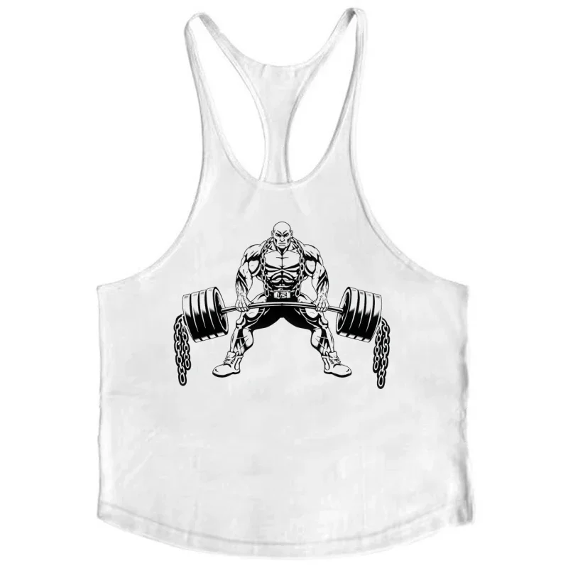 

Мужской жилет-стрингер с прочными бретелями без рукавов, спортивная майка, легкая майка-борцовка для интенсивных тренировок по бодибилдингу