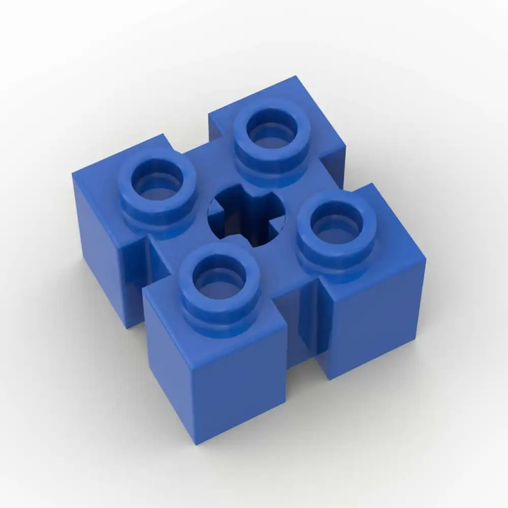 

MOC 10PCS Part Bricks 90258 Modified 2x2 Building Blocks Kit With Channels Axle Hole Particle Puzzle Toy Children Birthday Gifts