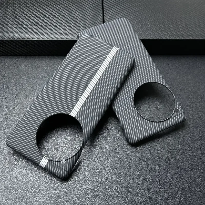 For OnePlus 12 12R Case Hard carbon fibre Slim Protective Back Cover Cases For OnePlus 11 11R One Plus 12 12R 1+12 Phone Shell