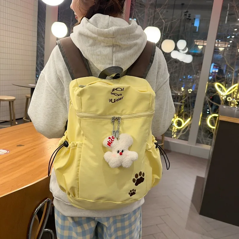 traveasy-brand-2026-new-cute-cat-paw-feature-design-fashion-backpack-women-nylon-lightweight-casual-commuter-bag-for-daily-use
