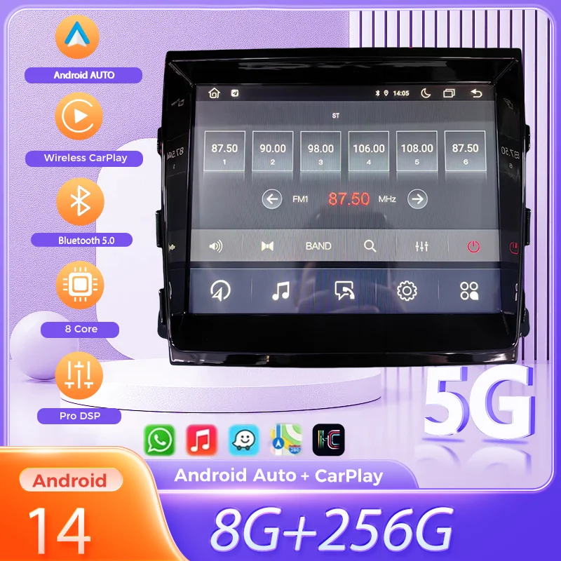 

For Porsche 911 Boxster 2009-2017 Android 14 Auto Stereo Car GPS Navigation Multimedia Player Head Unit Radio Tape Recorder 4G