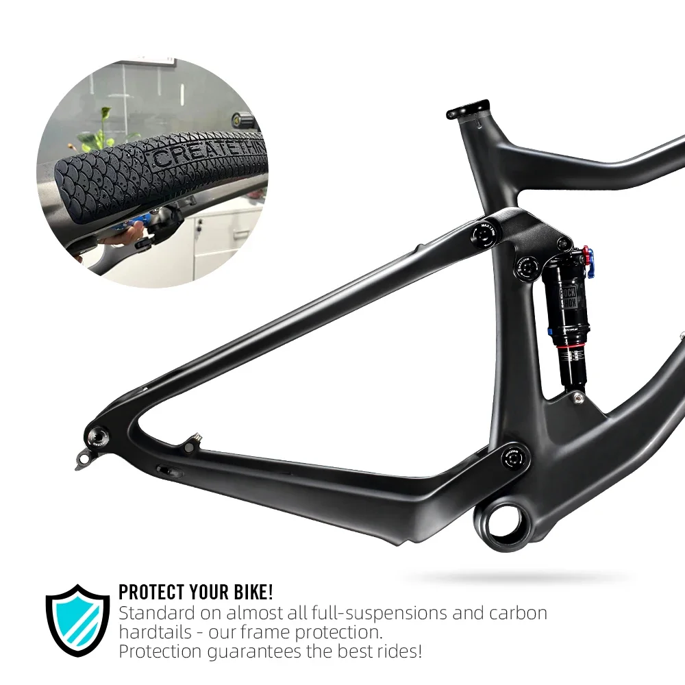 Lexon MYST Carbon MTB Bicycle Frame XC Matt Full Suspension 29er Rear Spacing DNM ROCKSHOX Boost 12*148MM Bike Accessories