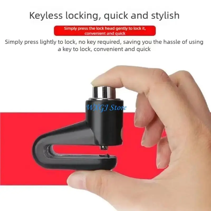 

37JE Motorcycle Disc Brake Lock Aluminum Alloy Anti Theft Security Easy Installation