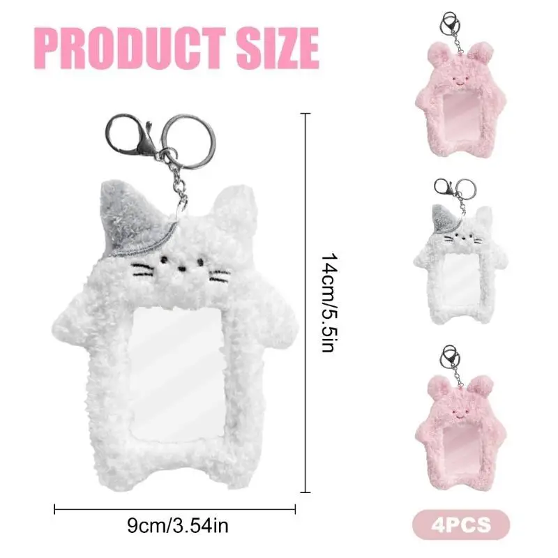 652F حامل بطاقات الصور الكرتونية، حامل بطاقات الطالب الشفاف