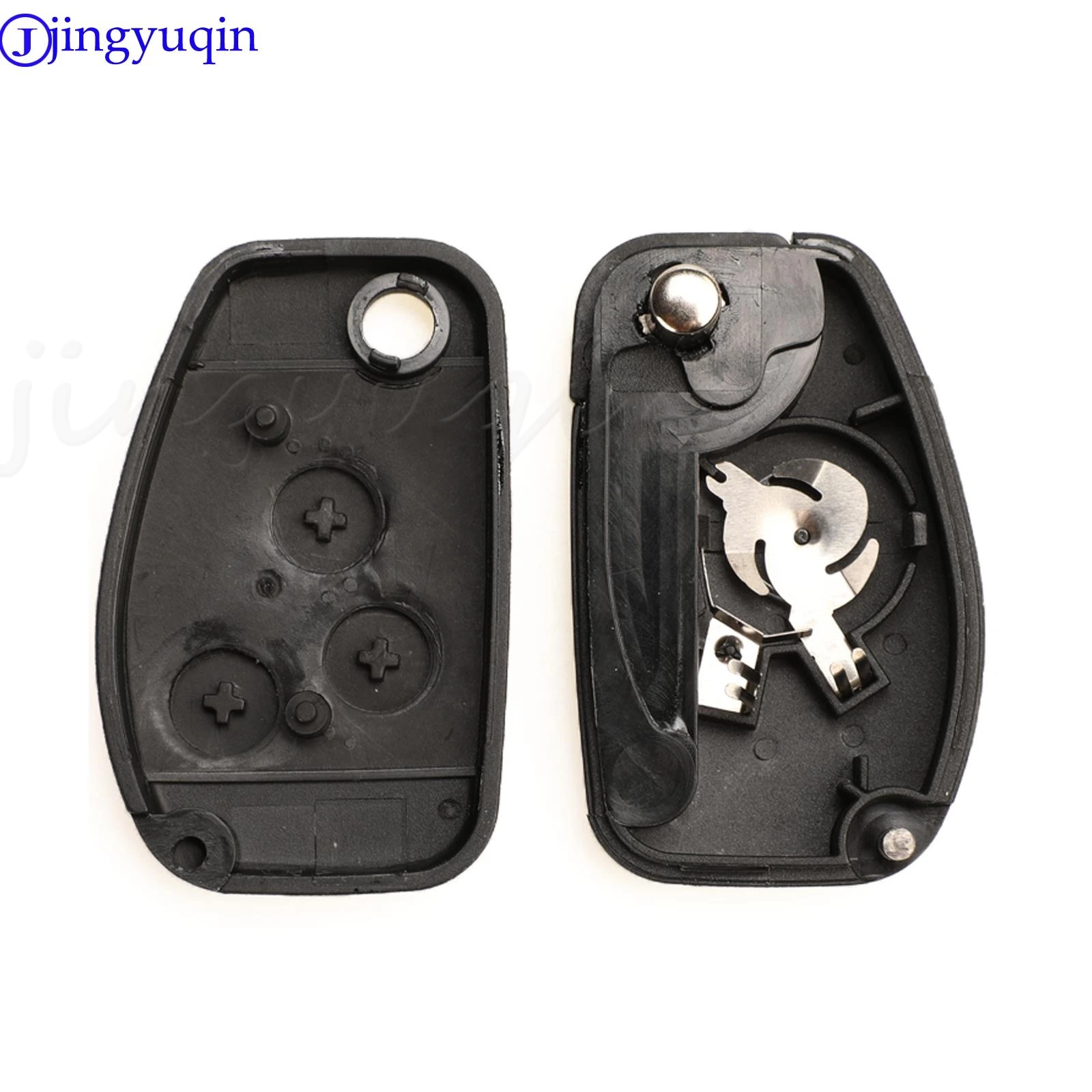 jingyuqin 2/3 Buttons Modified Car Key Shell For Renault Dacia Duster Modus Logan Espace Clio 3 Twingo Kangoo