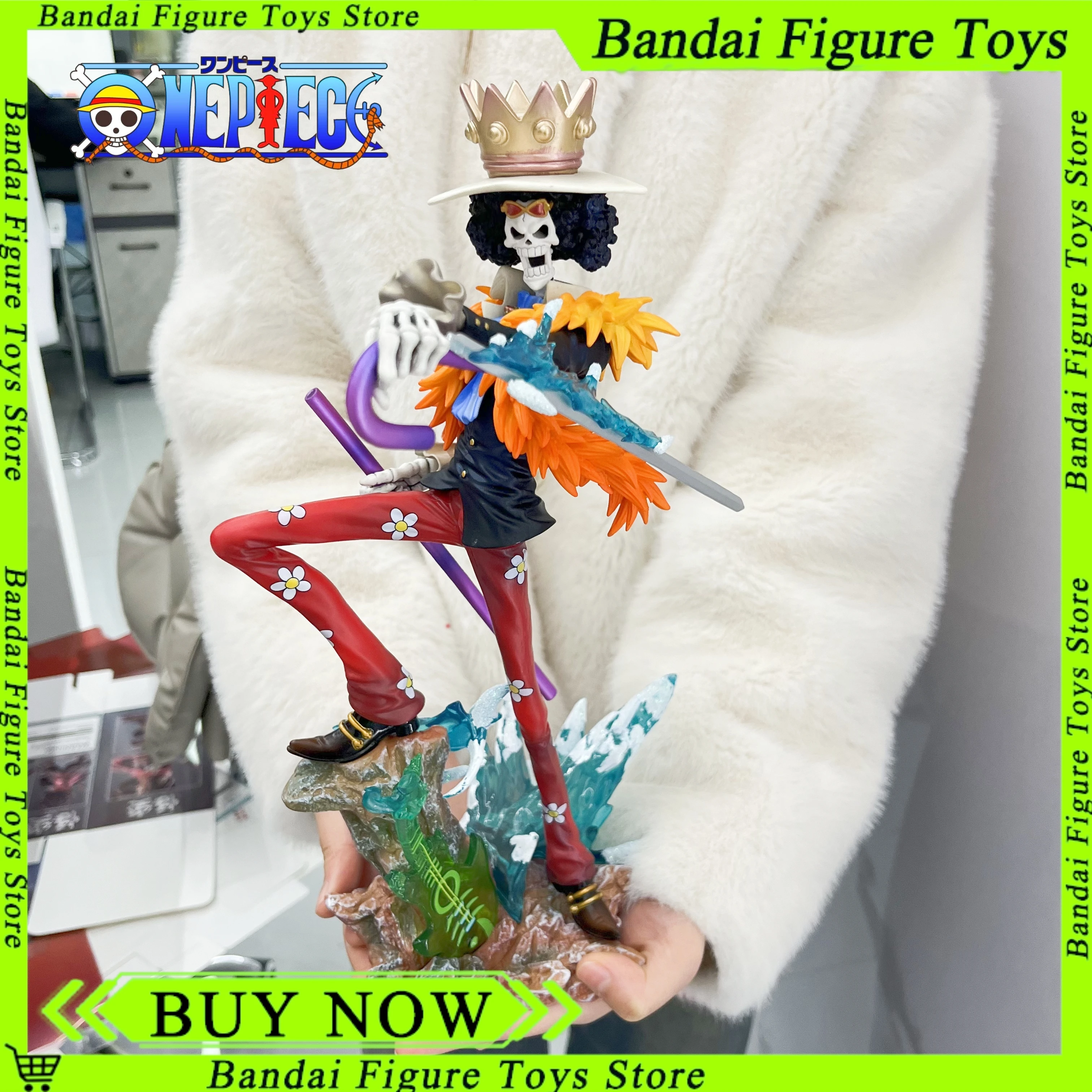 ONE PIECE Figures Brook King of Souls Musician Action Figure Two Years Later Meteor Burukku Anime Figurine Pvc Model Statue Toy