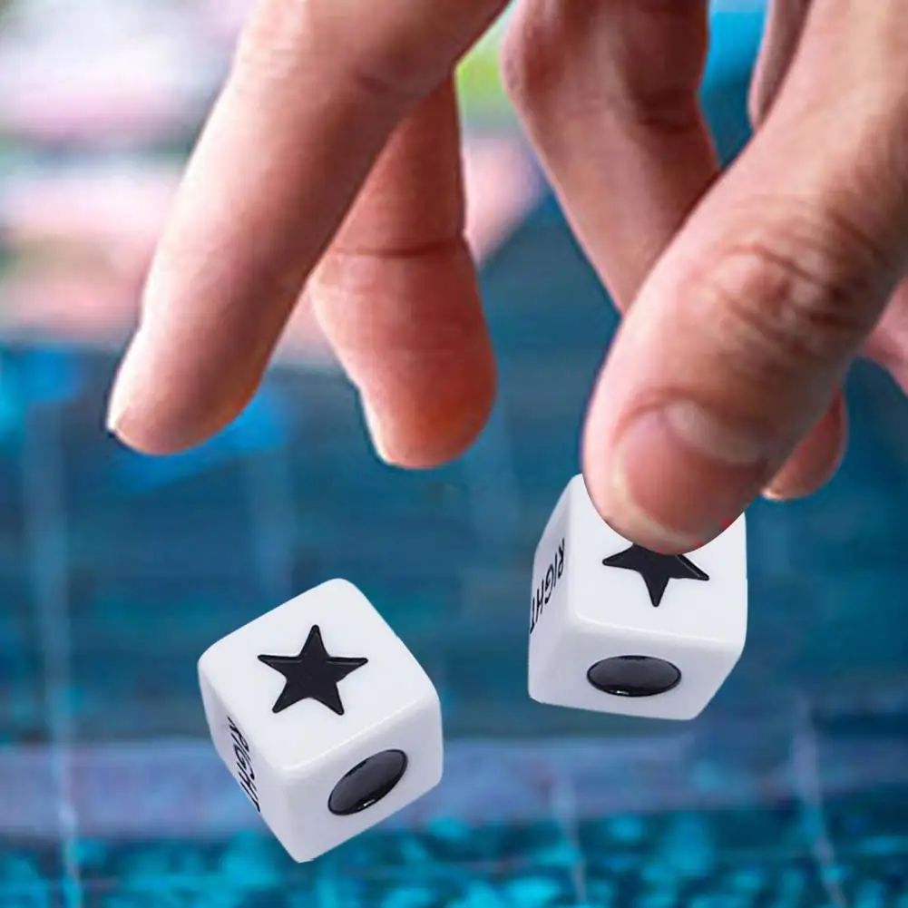 مجموعة ألعاب النرد المركزي الأيسر الأيمن 3 نردات 36 مجموعة ألعاب النرد صندوق ألومنيوم ملحقات نرد الألعاب للترفيه #3