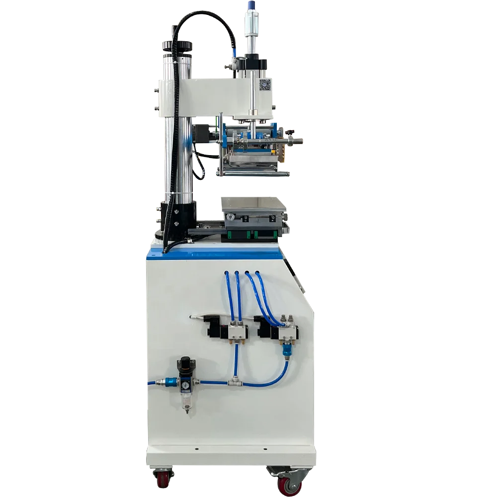 Macchina per goffratura del logo della macchina per timbratura della pelle