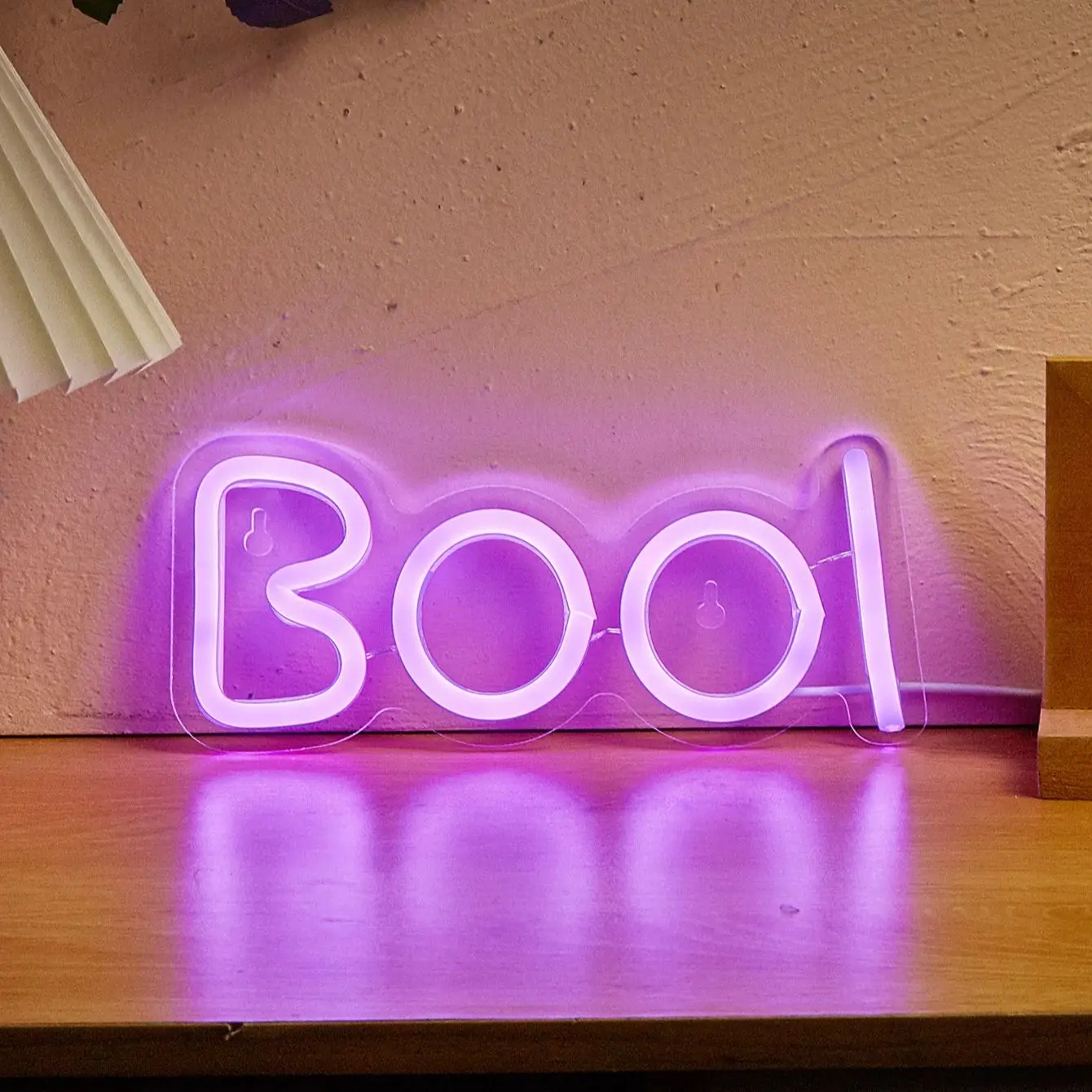 

Светодиодная неоновая вывеска Chi-buy LED Neon Boo! с питанием от USB, ночник, подходит для спальни, свадьбы, Хэллоуина, Дня благодарения, Рождества.