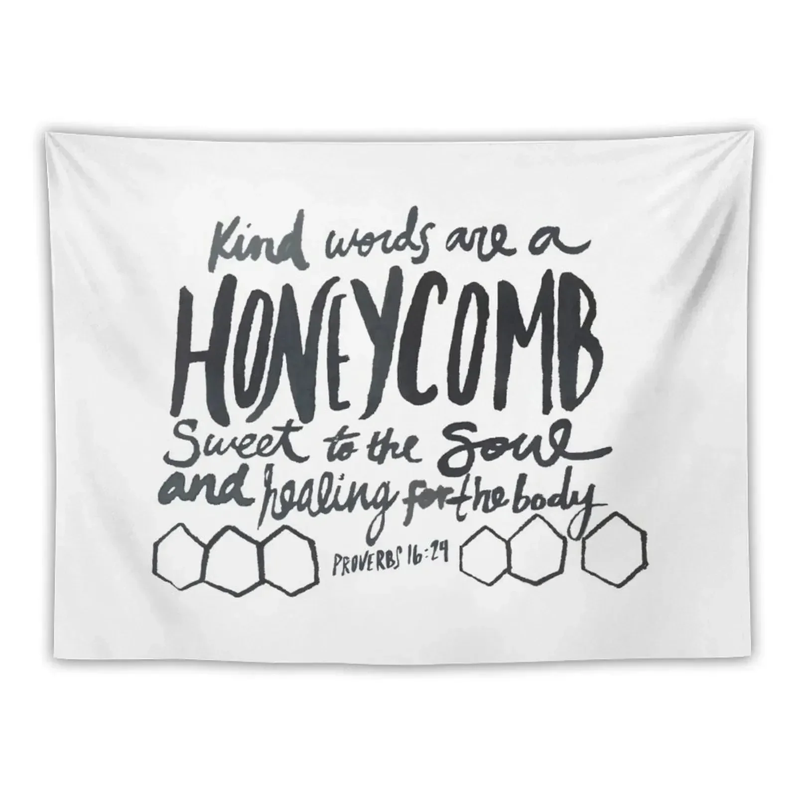 

Honeycomb Proverbs Tapestry Home Decoration Japanese Room Decor Decoration Home Room Decor Cute Tapestry