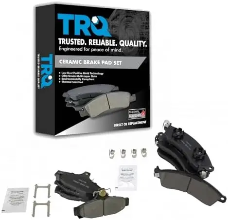 

TRQ Ceramic Brake Pads for 1988-96 Corvette & 1988-92 Firebird RPO 1LE Rear Disc