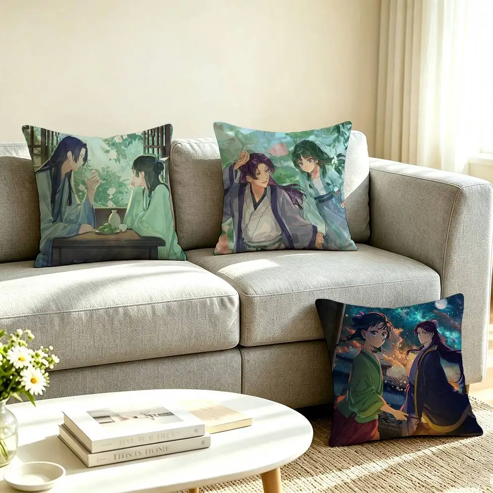 T-The A-Apothecary D-Diaries  Square Double-Sided printed Pillow Case Bedroom Bedside Pillow Sofa Cushion Cover