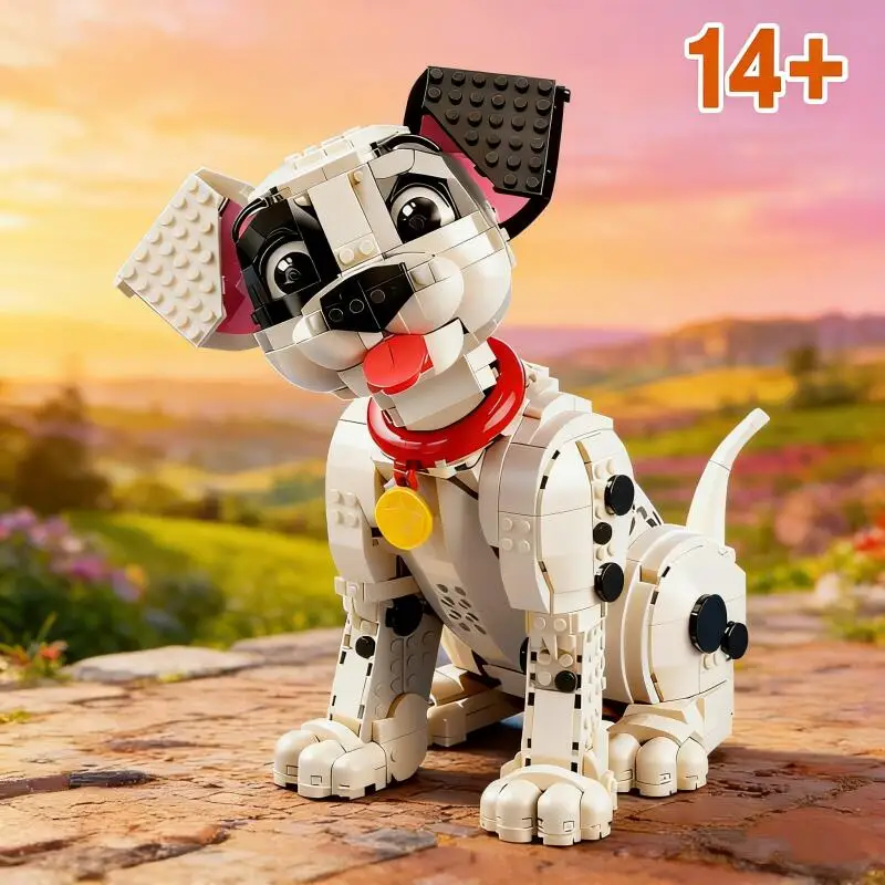 

НОВИНКА 2026: Конструктор «101 далматинец» (модель щенка), развивающая игрушка для детей, подарок на Рождество и праздники