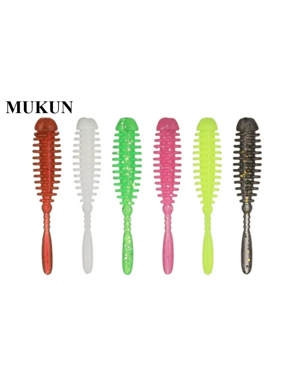 20 pièces TPE Mini ver souple leurres de pêche gabarit Wobblers 0.28g/35mm Silicone appâts artificiels basse carpe Pesca matériel de pêche