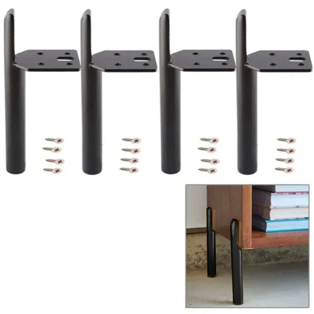 4pcs Metal Furniture Leg Adjustable Sofa Support Foot Hardware Sofa Bed TV Cabinet Table Stand Feet Replacement Furniture Feet