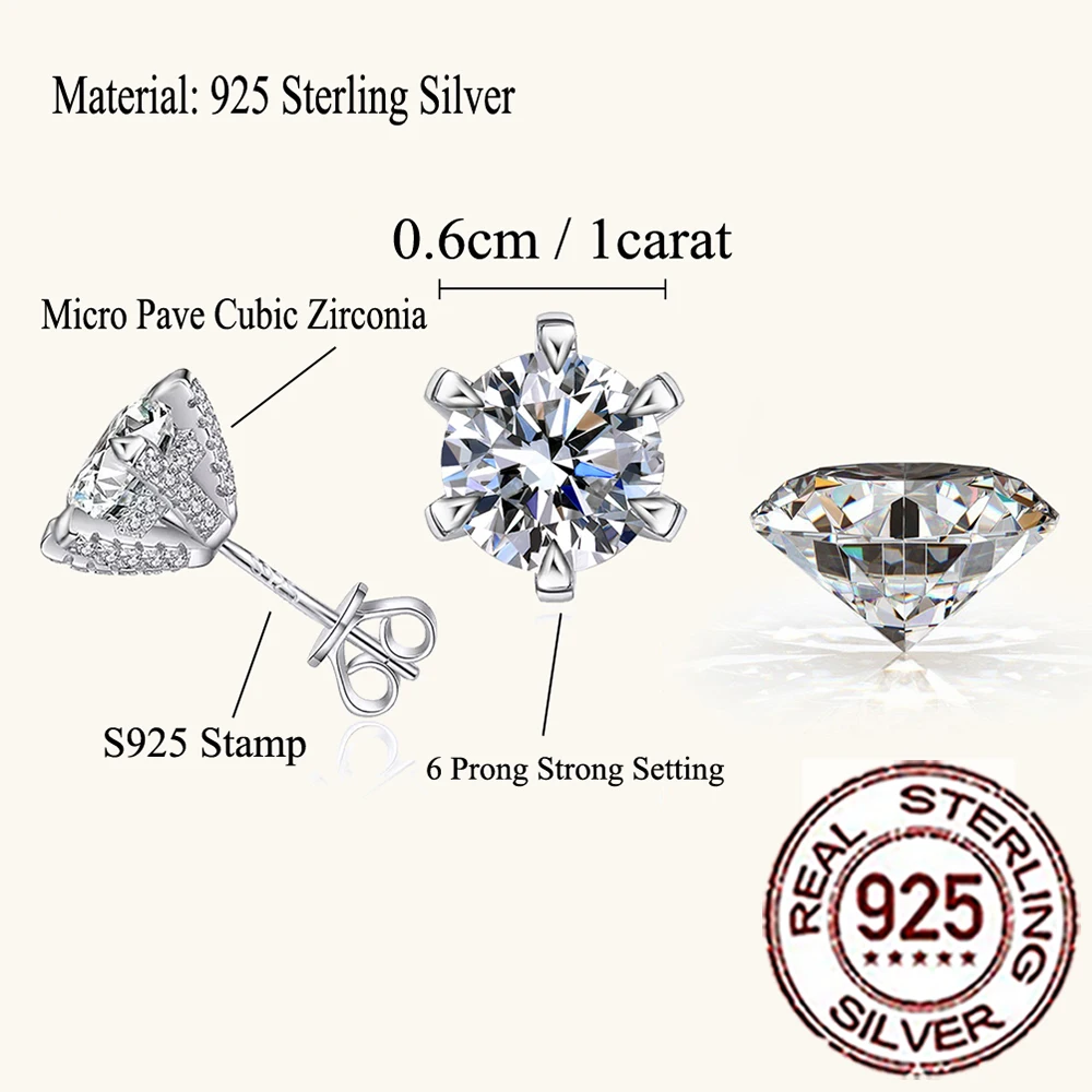 CWWZircons 925 Sterling Silver Shiny Cubic Zirconia Micro Pave Cross Stud Earrings for Women Party Daily Fine Jewelry Gift SE091