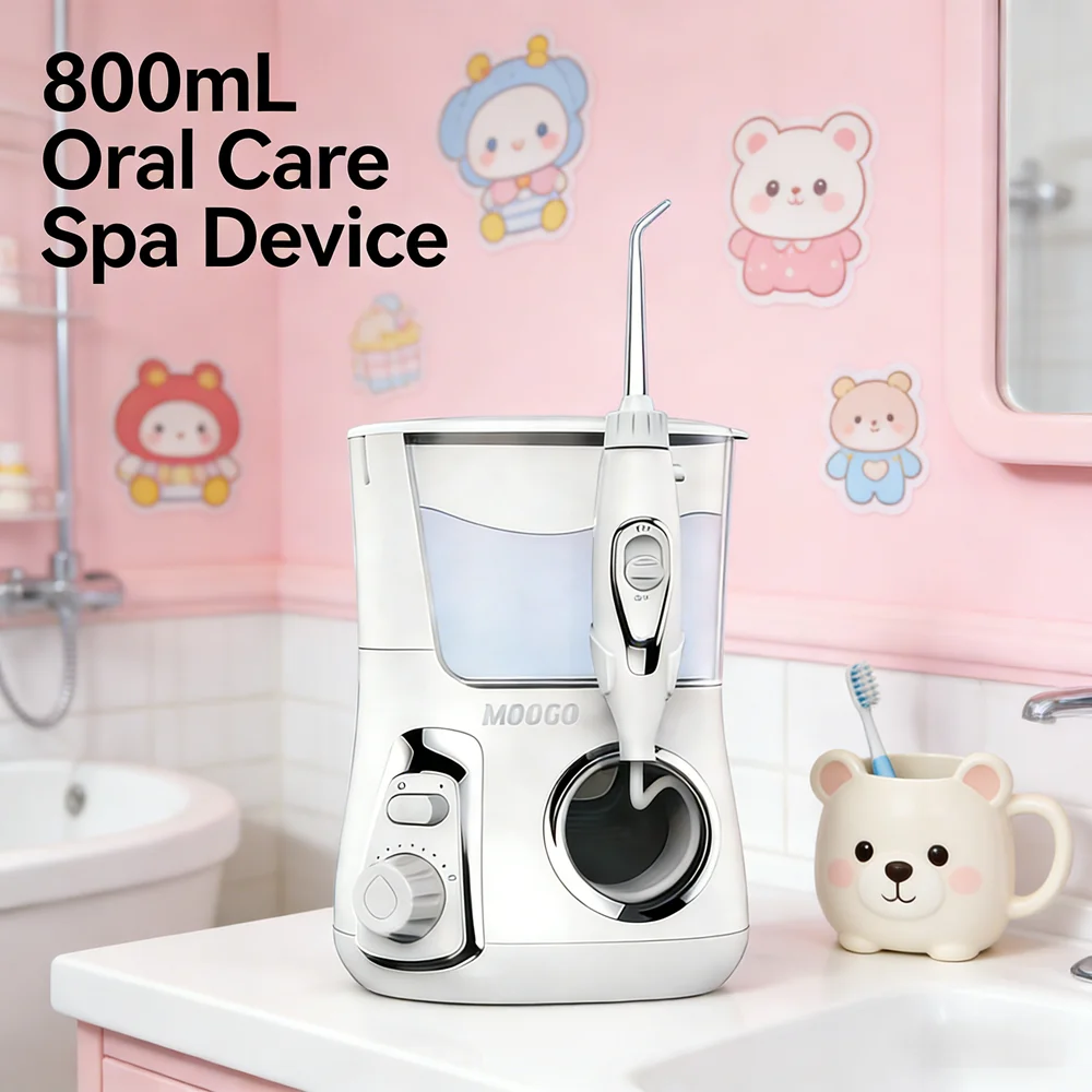 

Настольный 10-режимный стоматологический струйный ирригатор, 5 насадок, домашнее спа-устройство для ухода за полостью рта для профессиональной гигиены зубов и десен