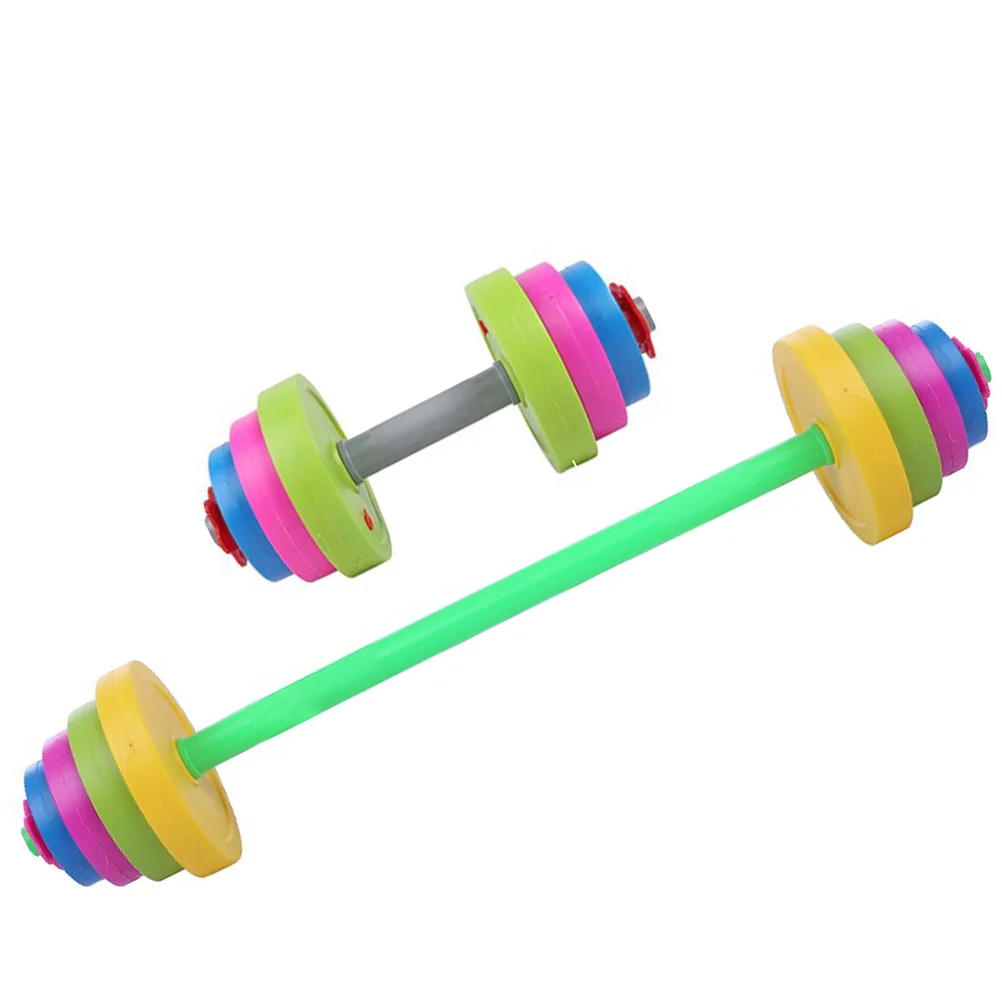 Foam Dumbbell Weights Kids Household Children Fitness Supplies Arm Muscle Workout Equipment Pretend Barbells Safe Grip