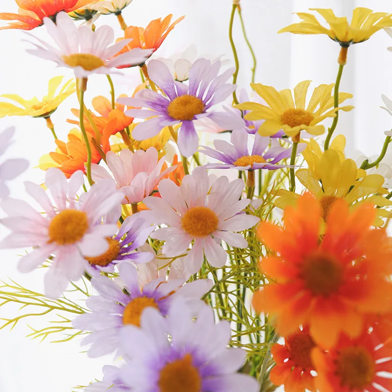 

Simulation flower chamomile decoration artificial flower mall living room decoration bouquet table decoration small daisy
