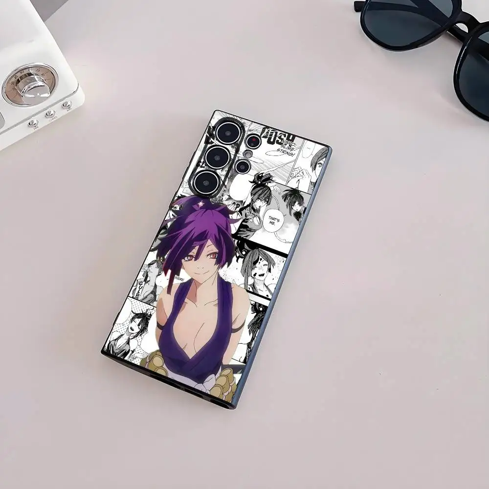 أنيمي الجحيم الجنة قضية الهاتف لسامسونج غالاكسي S25 S24 S22 S23 الترا S21 S20 زائد 5G متجمد عدم الانزلاق غطاء ناعم كامل