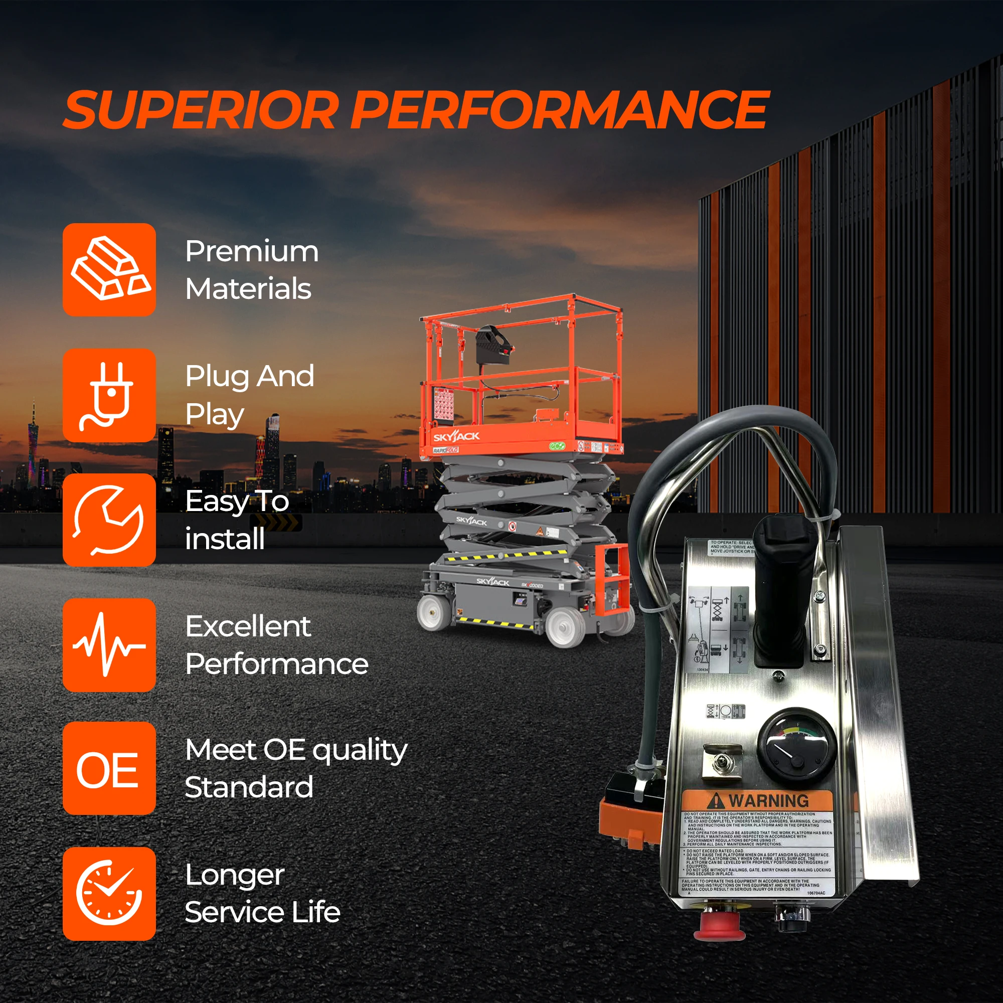 Caja de Control 310185 para elevador de tijera SkyJack SJIII3015 SJIII3215 SJIII3219