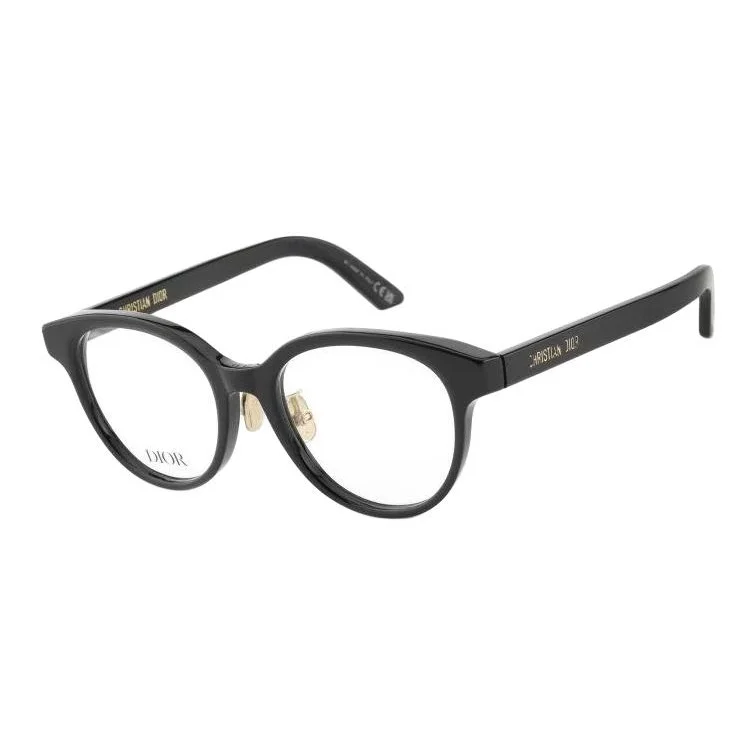 DIOR Oval Eyeglass Frames Women's Black DIORMIDNIGHTO R1F-1000