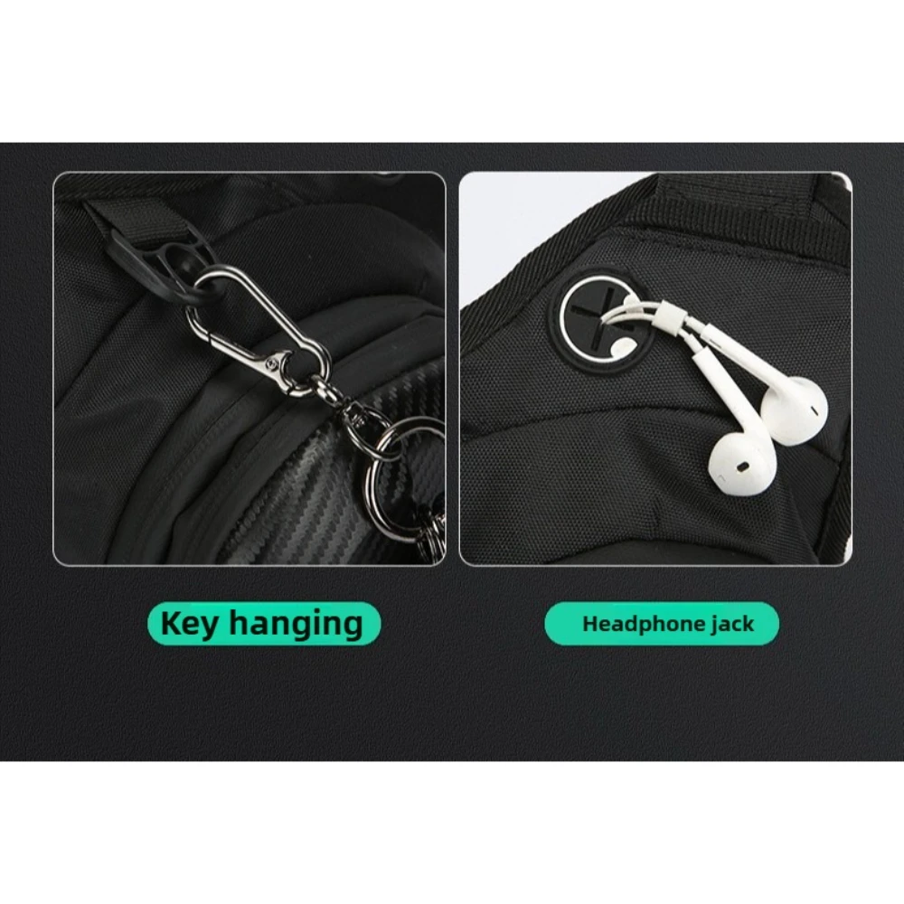 حقيبة ركوب الساق، معدات الدراجات النارية، حقيبة فارس عاكسة مقاومة للماء للرجال، حقيبة خصر كروس للسفر للدراجات النارية #4