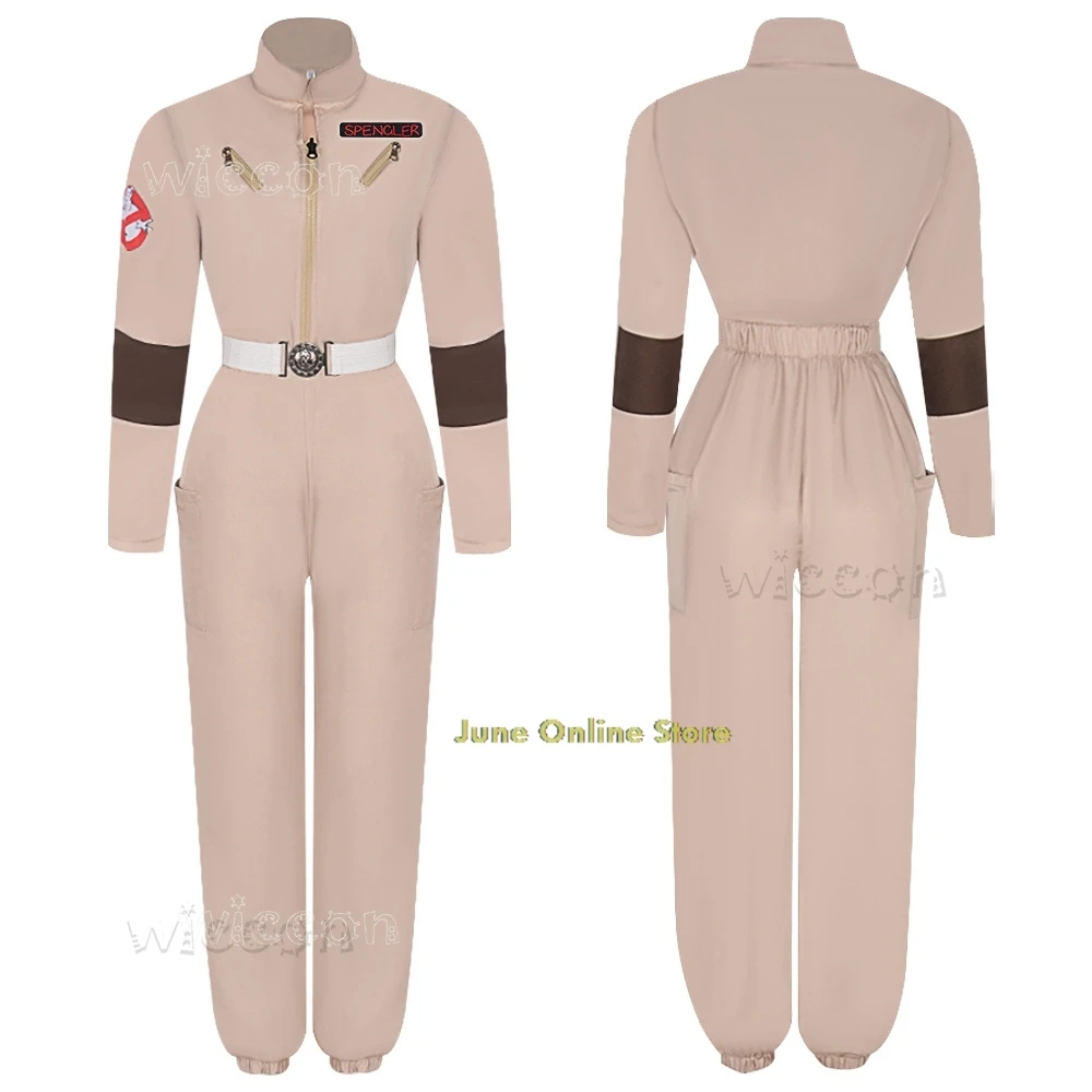 Ghost Cosplay Busters Afterlife Cosplay Phoebe Men Women Uniforms Jumpsuit Costume Carnival Outfit Roleplay Adults Kids Clothes