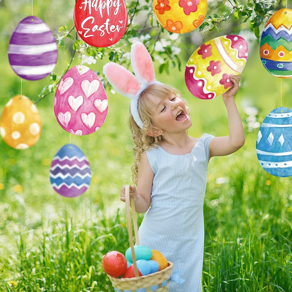 PVC Easter inflatable Easter eggs are used for decorating courtyards, lawns, gardens, holiday parties, indoor and outdoor
