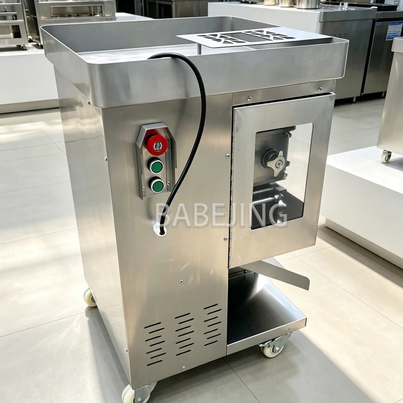 A New Electric Meat Chopper Commercial Fully Automatic Stainless Steel Vegetable Chopper