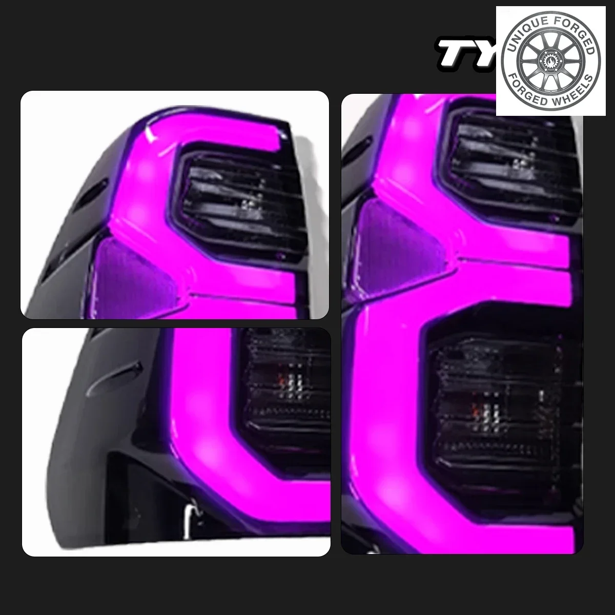 

Задние фонари BC Car для Hilux RGB 2015-2021: обновленные, модифицированные, с динамическими ДХО и светодиодными указателями поворота, автоаксессуары