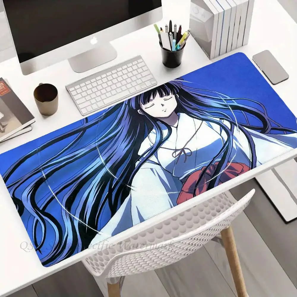 Anime Inuyasha Kikyo Mousepad Non-slip Suitable For Office Computers Laptops E-sports Game Desk Mats XXL Keyboard