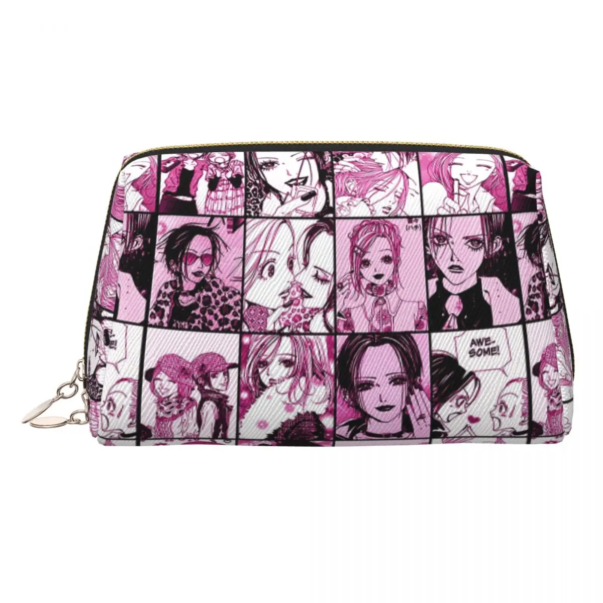 Nana Anime Women Cosmetic Bags Travel Makeup Organizer Pouch Toiletry Storage Dopp Kit Case