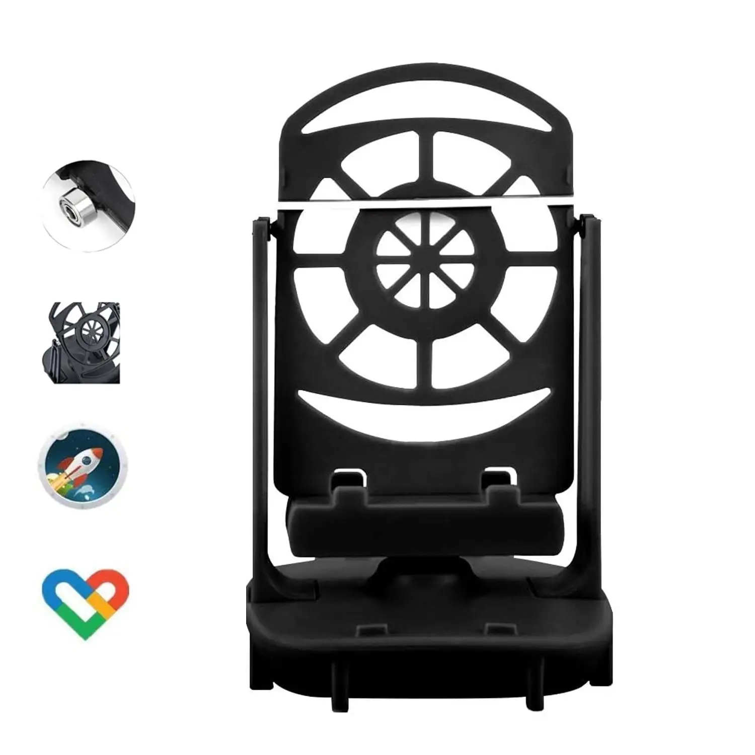 

Phone Swing Step Counter with USB, Silent Pedometer Shaker for Walking, Supports 2 Phones Under 7.2 Inches, Fitness Tool