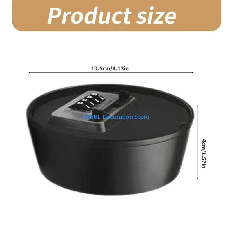 B0KC Hiddens Safe for Personal Items and Valuables with Secure Lock Cash Storage Box