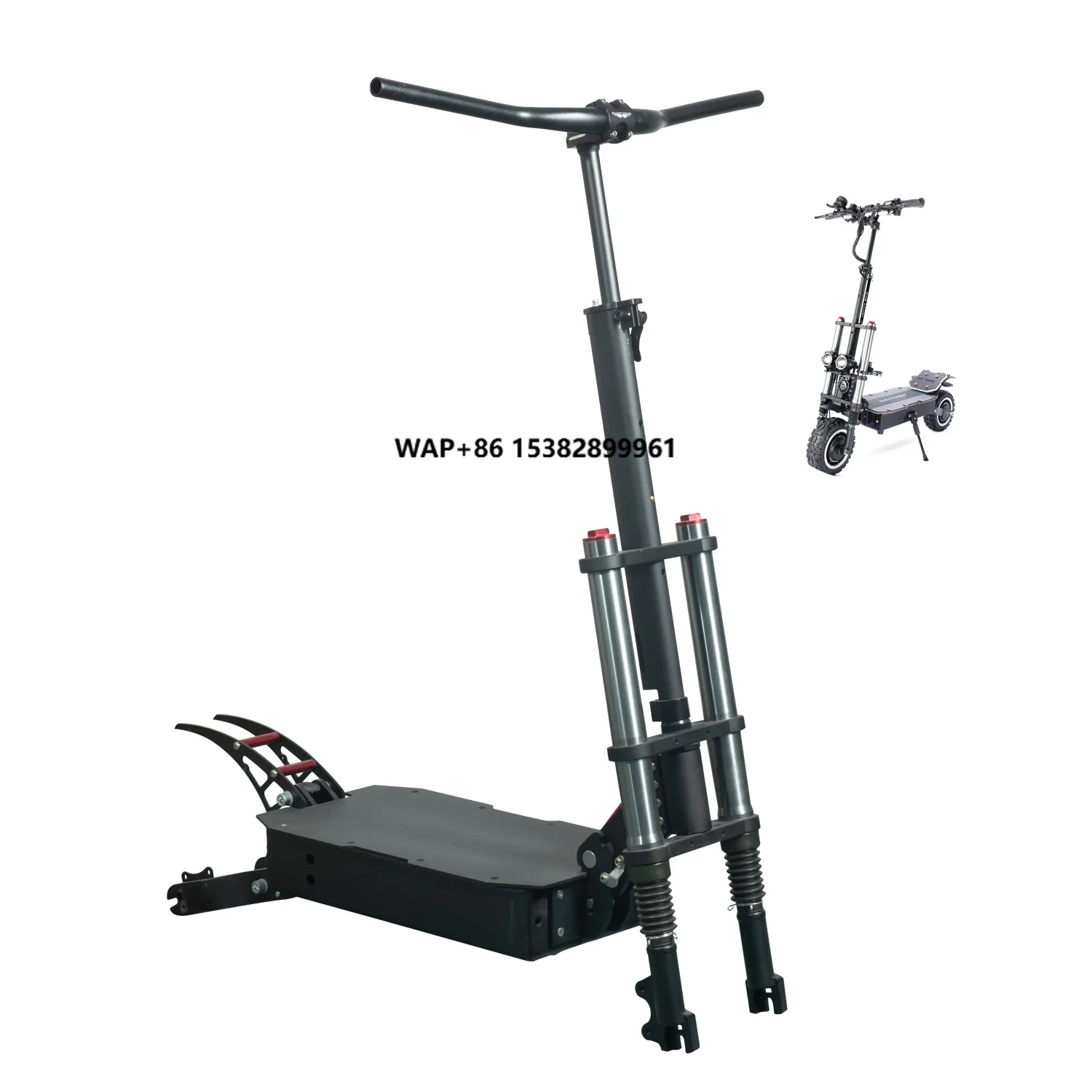 

Escooter Spare Body Part Accessories E5B Frame 10inch 11inch 135mm 150mm Open Size Aluminum Alloy Electric Scooter Frame Chassis