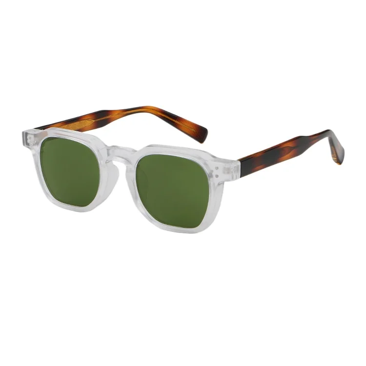 

New Propionic Acid Sunglasses Fashion Retro Korean Street Style Men and Women Square Frame Sunglasses