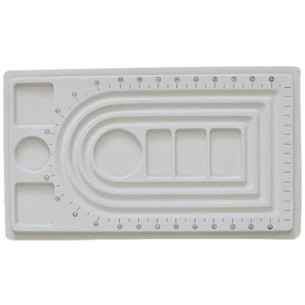

Premium Bead Design Tray Jewelry Making Board For Bracelets Necklaces Groove Anti-Slip Durable Plastic Craft Storage Tool Bead
