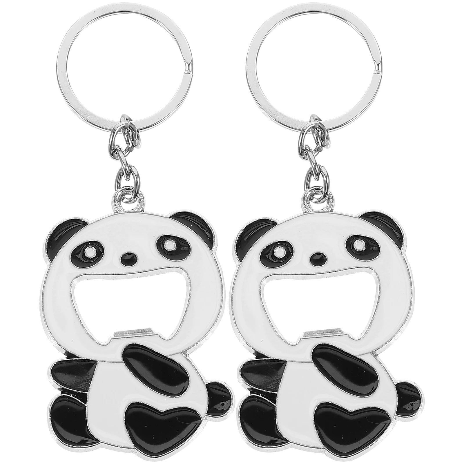 

2PCS P Bottle Opener Keychains Stylish Key Ring Key Holder Perfect for Bag Small Keychain Gift Backpack Kitchen Bar Accessories