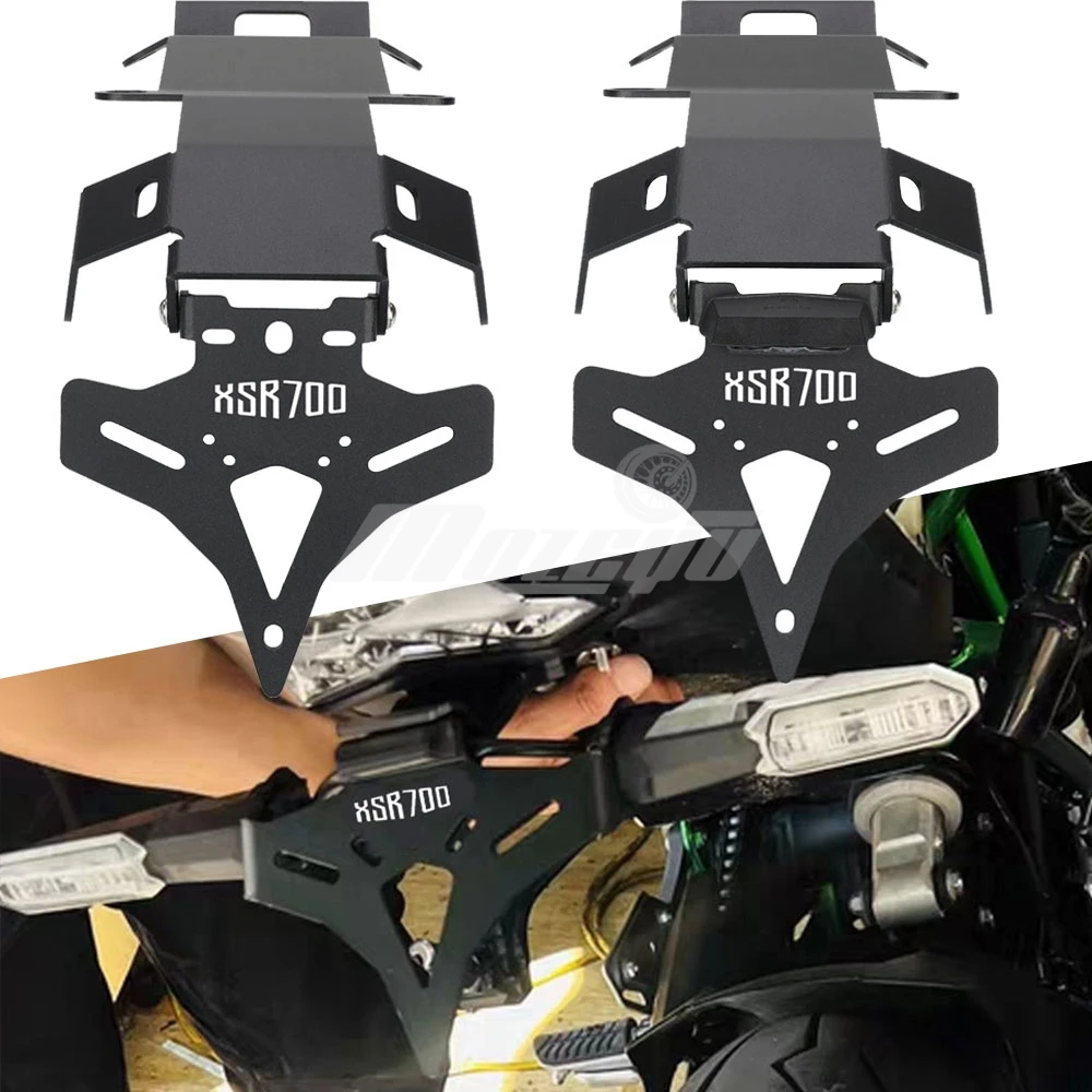 

Motorbike License Plate Holder Bracket FOR YAMAHA XSR700 XSR 700 XTribute 2015 2016 2017 2018 2019 2020 2021 2022 2023 2024 2025