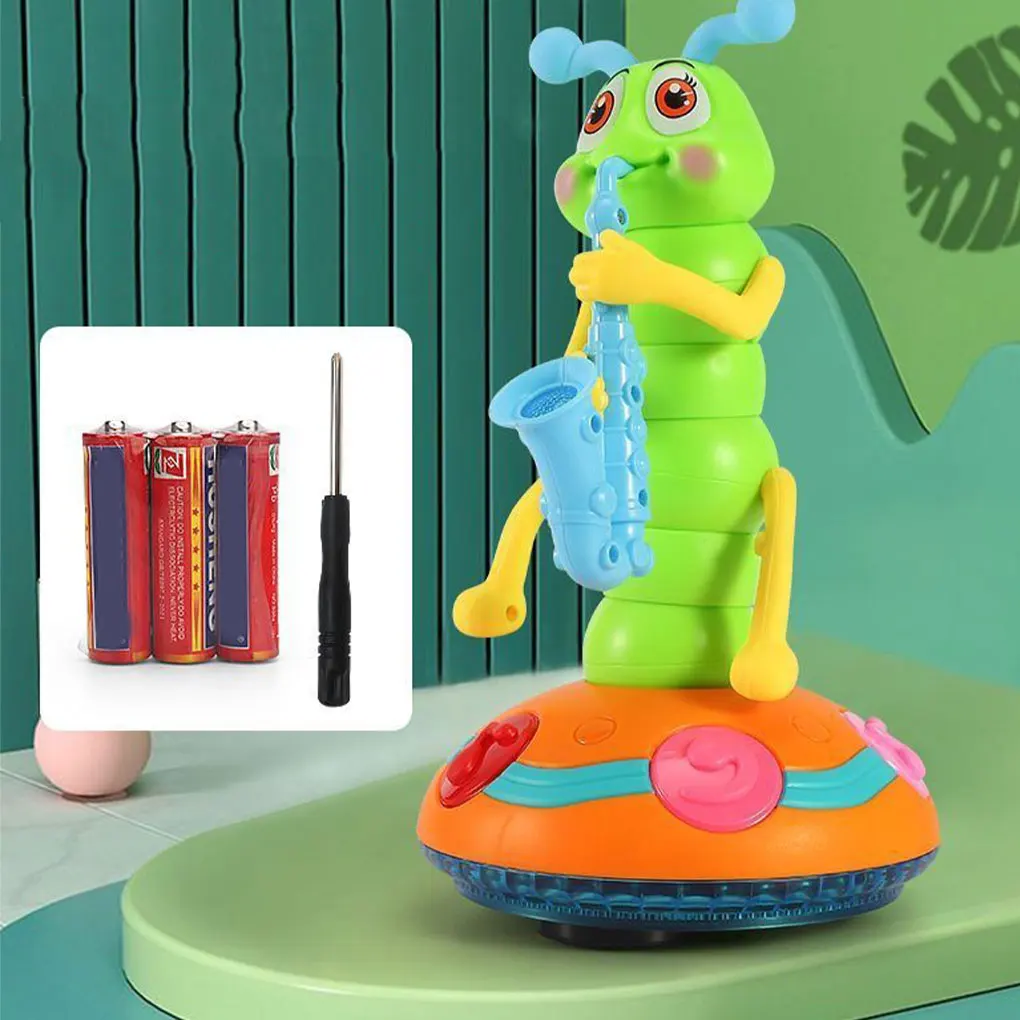 

Игрушка-гусеница Twist Worm Light для детей с танцевальной функцией изменения направления на собственном