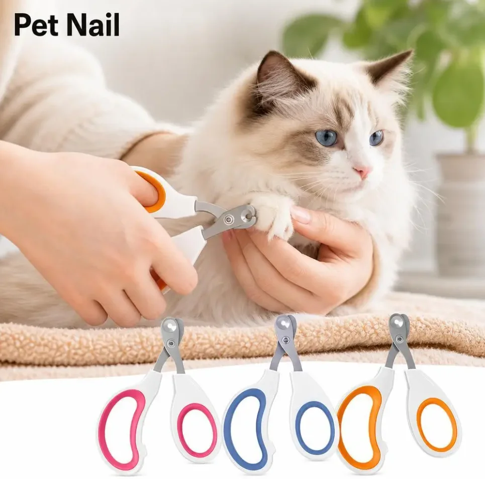 Circular Hole Cat Nail Scissors Professional Pet Dog Nail Clippers Toe Claw Trimmer Pet Grooming Supplies Products For Small Dog