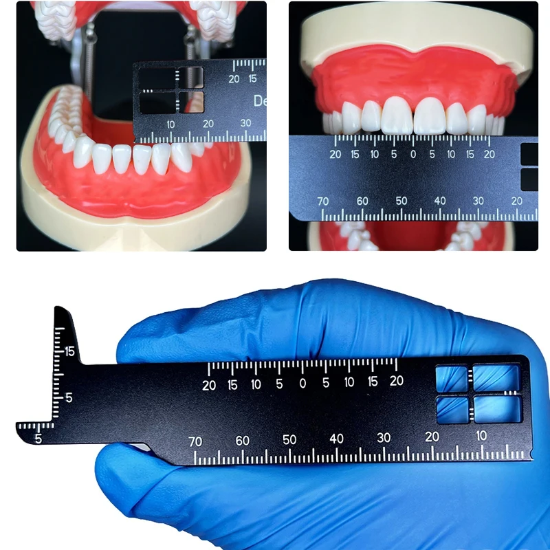 New Dental Precision Measuring Ruler Medical Tool For Photography And Span Measure Scale Endodontic Instruments Dentistry