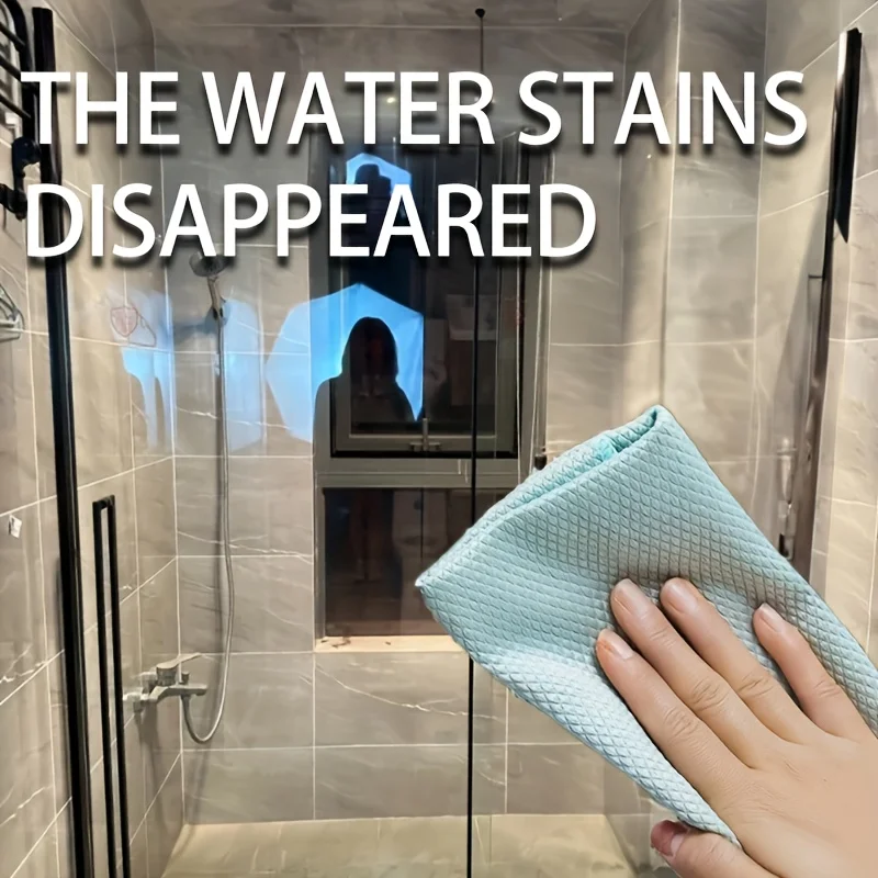 

8pcs Eight Magic Cleaning Cloths for Streak-Free Wiping in The Kitchen And on Glass,Quickly Removes Water Stains,Features Design